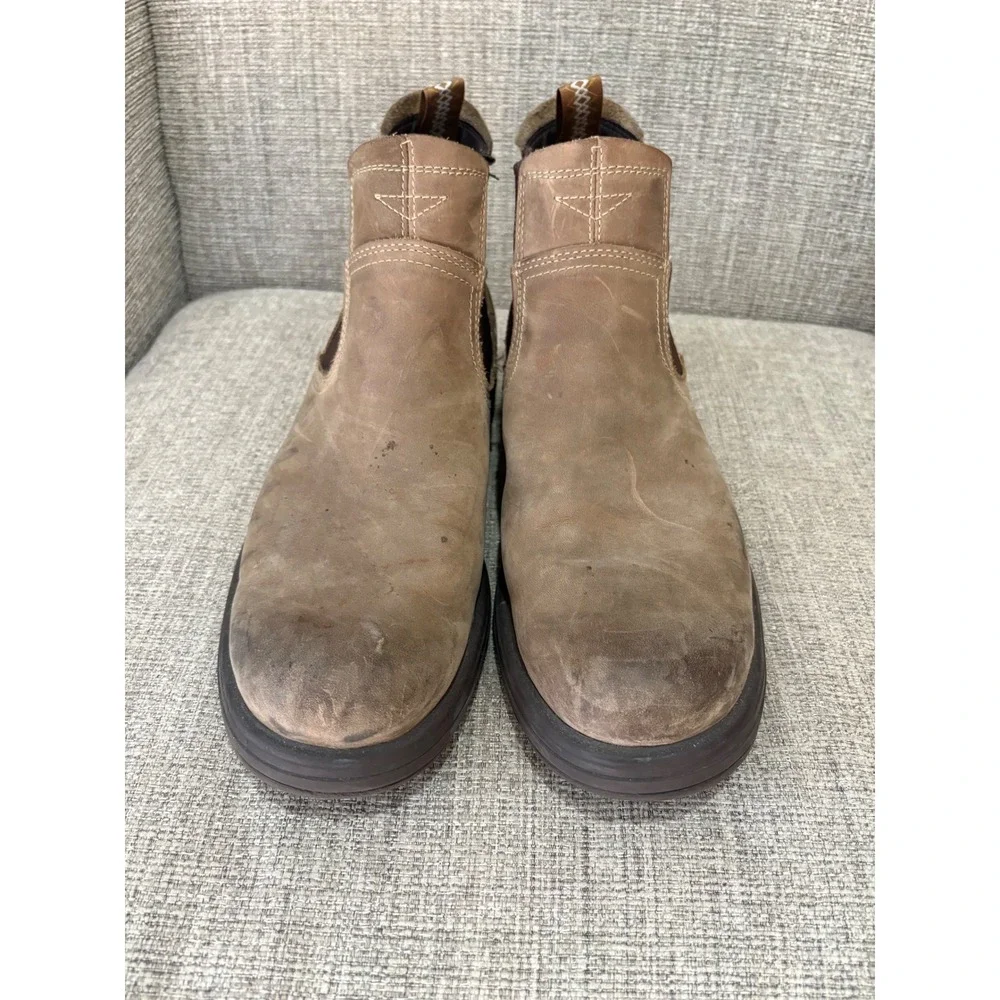 UGG Biltmore Chelsea Boots Mens 9.5 Brown Waterproof Leather Lug Sole 1103789